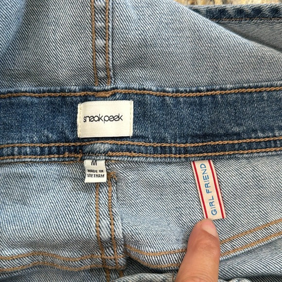 Sneak Peek Girlfriend Jean Slim Fit Overalls - Picture 7 of 10